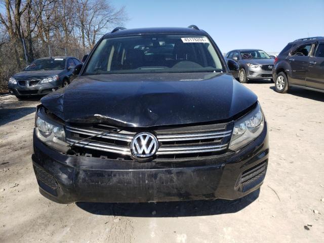 WVGBV7AX9GW066256 - 2016 VOLKSWAGEN TIGUAN S BLACK photo 5