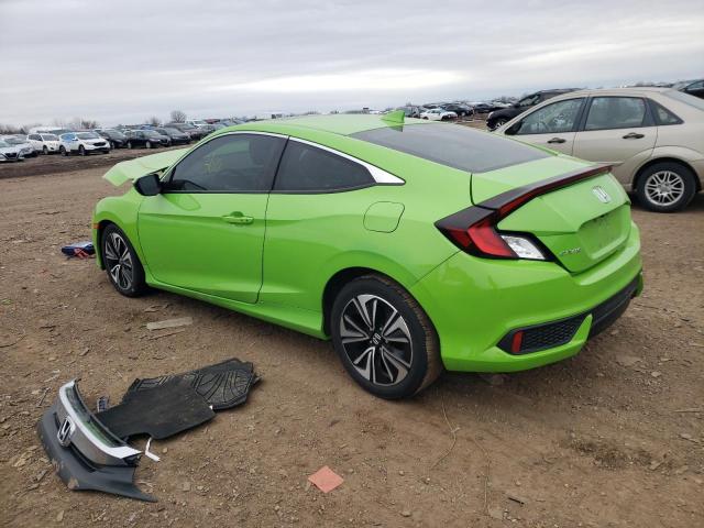 2HGFC3B38GH360313 - 2016 HONDA CIVIC EX GREEN photo 2