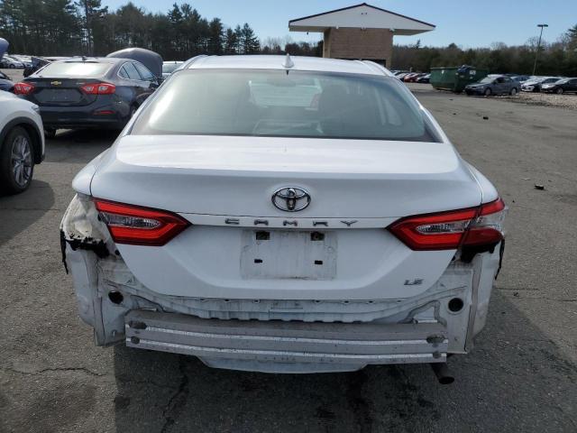 4T1B11HK2KU823666 - 2019 TOYOTA CAMRY L WHITE photo 6