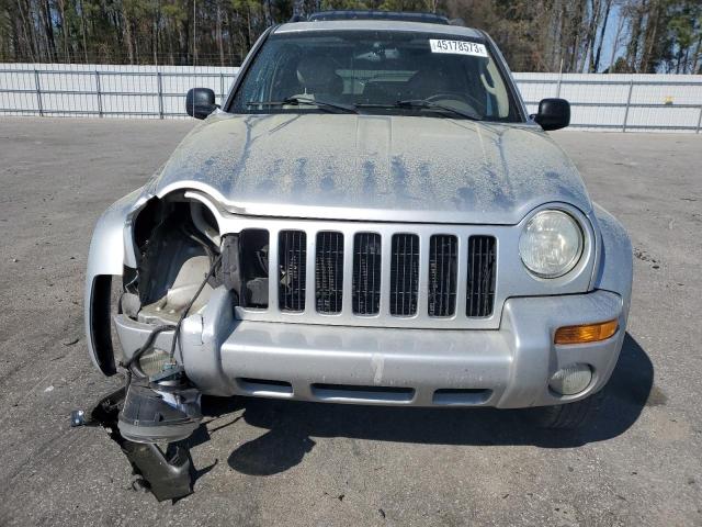 1J8GL58K14W321226 - 2004 JEEP LIBERTY LIMITED SILVER photo 5