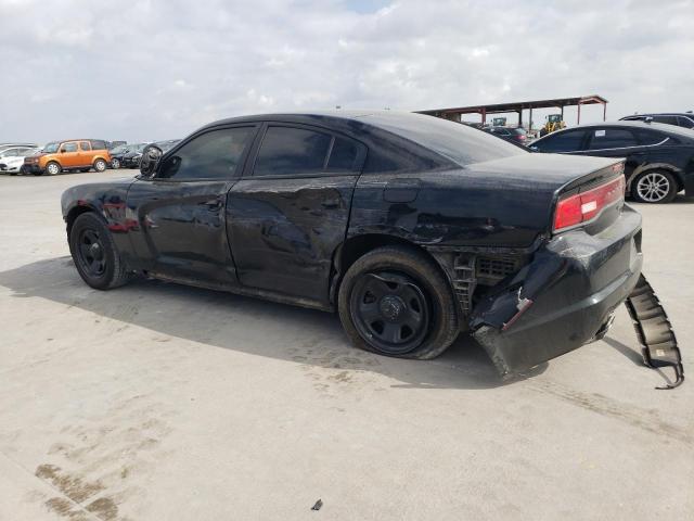 2C3CDXAT2DH546937 - 2013 DODGE CHARGER POLICE BLACK photo 2