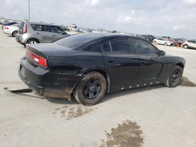 2C3CDXAT2DH546937 - 2013 DODGE CHARGER POLICE BLACK photo 3