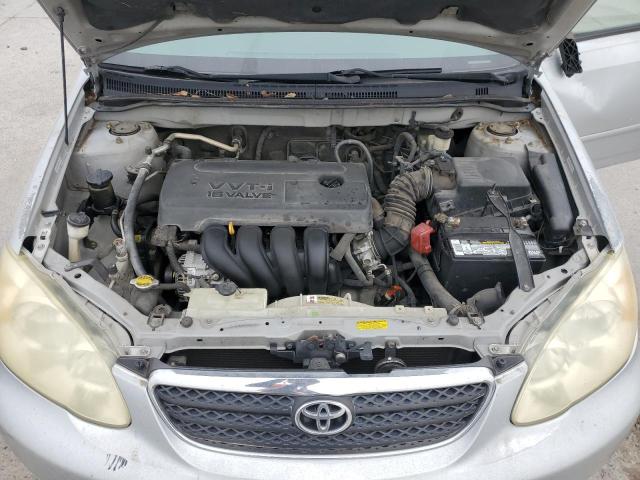 1NXBR32E16Z582485 - 2006 TOYOTA COROLLA CE SILVER photo 11