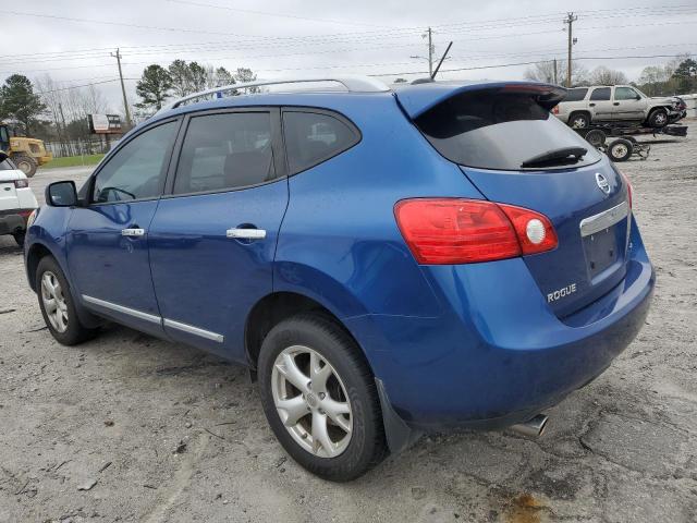 JN8AS5MT5BW153476 - 2011 NISSAN ROGUE S BLUE photo 2