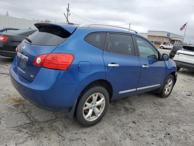 JN8AS5MT5BW153476 - 2011 NISSAN ROGUE S BLUE photo 3