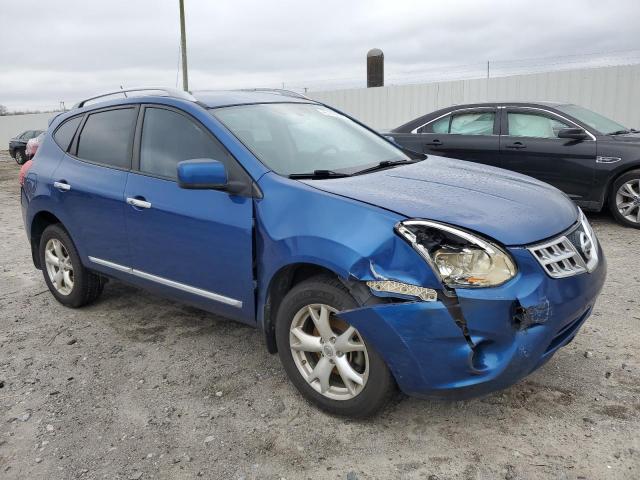 JN8AS5MT5BW153476 - 2011 NISSAN ROGUE S BLUE photo 4