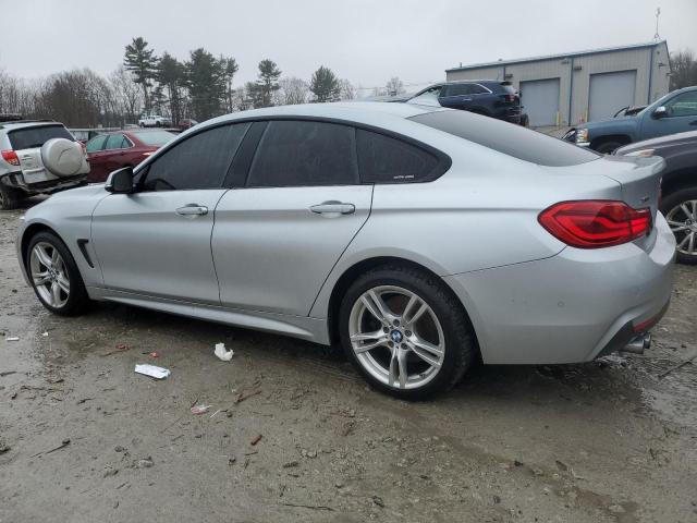 WBA4J3C52JBG91755 - 2018 BMW 430XI GRAN COUPE SILVER photo 2