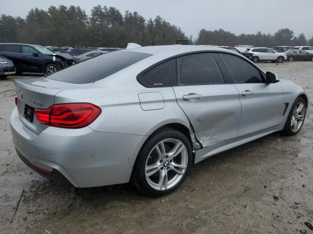 WBA4J3C52JBG91755 - 2018 BMW 430XI GRAN COUPE SILVER photo 3