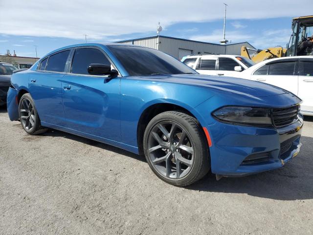 2C3CDXBG6NH103838 - 2022 DODGE CHARGER SXT BLUE photo 4