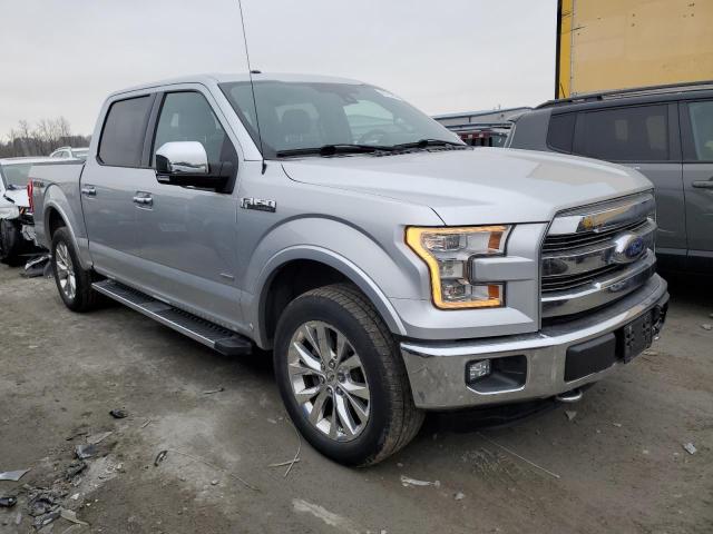 1FTEW1EGXFFB22581 - 2015 FORD F150 SUPERCREW SILVER photo 4