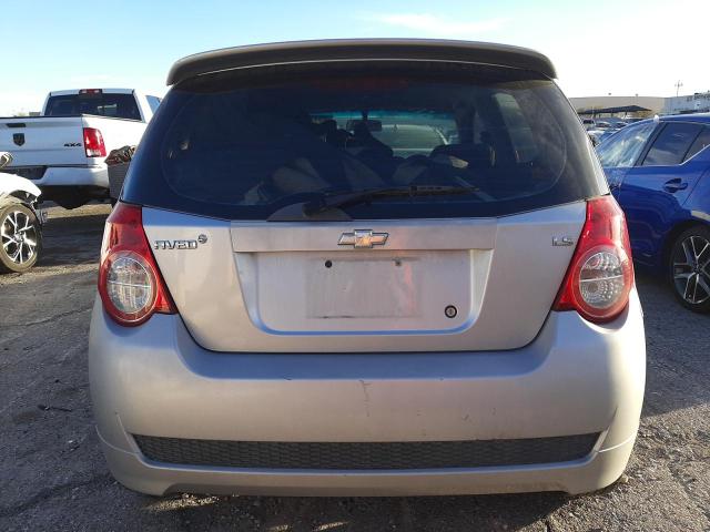 KL1TD66E29B315799 - 2009 CHEVROLET AVEO LS GRAY photo 6