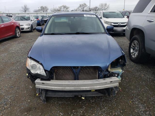 4S3BL626187201736 - 2008 SUBARU LEGACY 2.5I LIMITED BLUE photo 5