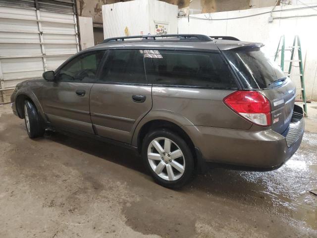 4S4BP61C597334945 - 2009 SUBARU OUTBACK 2.5I BROWN photo 2