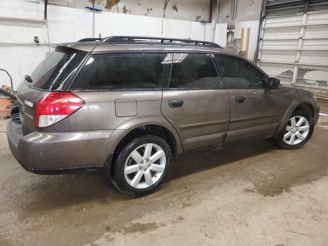 4S4BP61C597334945 - 2009 SUBARU OUTBACK 2.5I BROWN photo 3