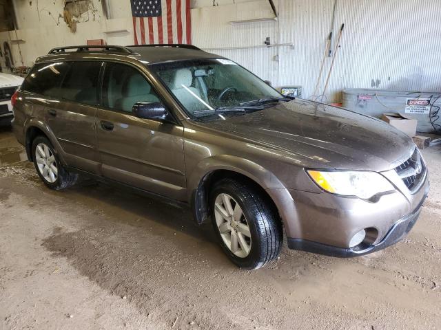 4S4BP61C597334945 - 2009 SUBARU OUTBACK 2.5I BROWN photo 4