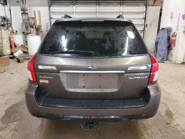 4S4BP61C597334945 - 2009 SUBARU OUTBACK 2.5I BROWN photo 6