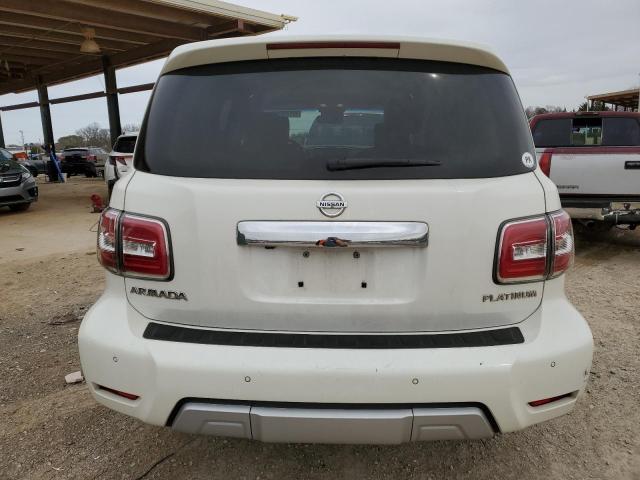 JN8AY2NF2H9301239 - 2017 NISSAN ARMADA PLATINUM WHITE photo 6