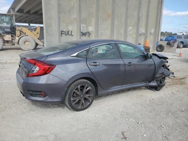 2HGFC2F85LH507696 - 2020 HONDA CIVIC SPORT GRAY photo 3