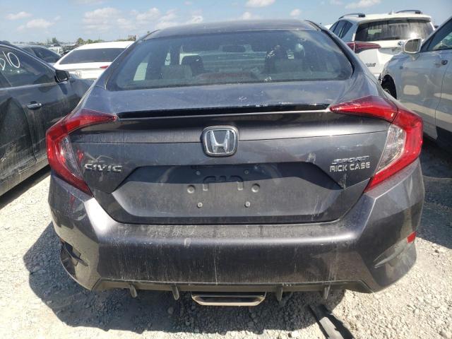 2HGFC2F85LH507696 - 2020 HONDA CIVIC SPORT GRAY photo 6