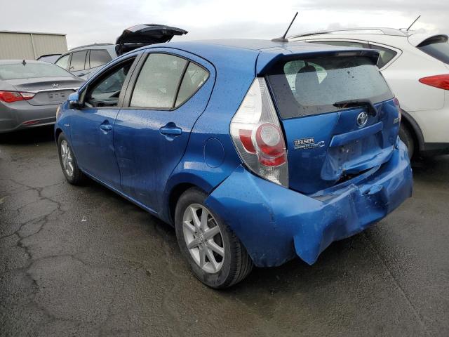 JTDKDTB31D1052212 - 2013 TOYOTA PRIUS C BLUE photo 2