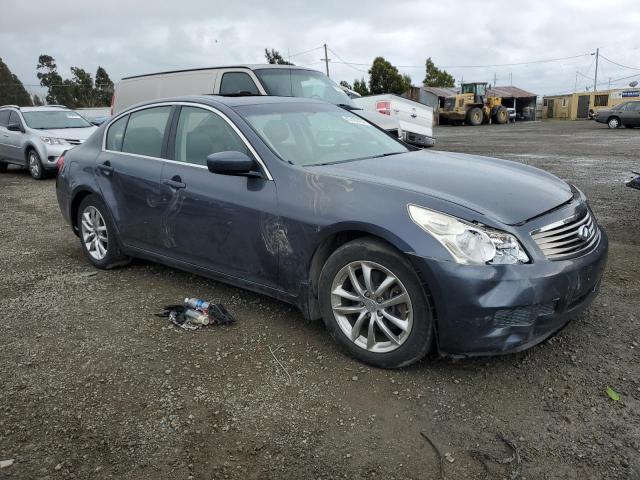 JNKCV61E79M301963 - 2009 INFINITI G37 BASE BLUE photo 4