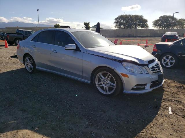 WDDHF5KB4DA764680 - 2013 MERCEDES-BENZ E 350 SILVER photo 4