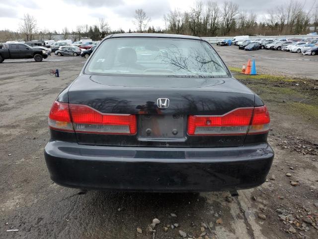 1HGCG16562A033584 - 2002 HONDA ACCORD EX BLACK photo 6