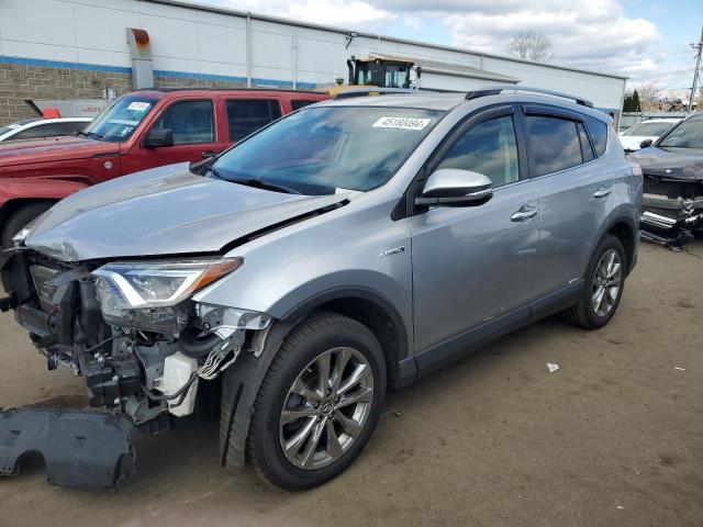 JTMDJREV2JD230396 - 2018 TOYOTA RAV4 HV LIMITED SILVER photo 1