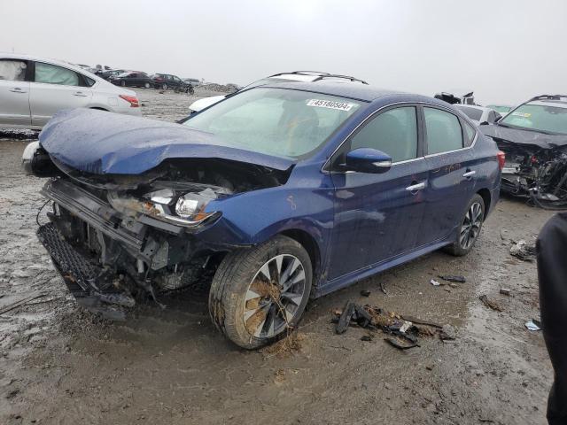 3N1AB7AP8KY338485 - 2019 NISSAN SENTRA S BLUE photo 1