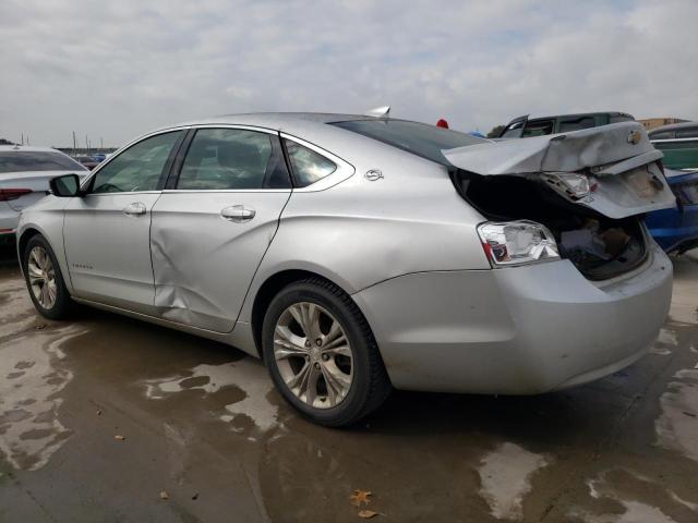 1G1125S34FU108179 - 2015 CHEVROLET IMPALA LT SILVER photo 2