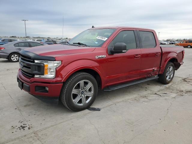 1FTEW1C45KKE34267 - 2019 FORD F150 SUPERCREW RED photo 1