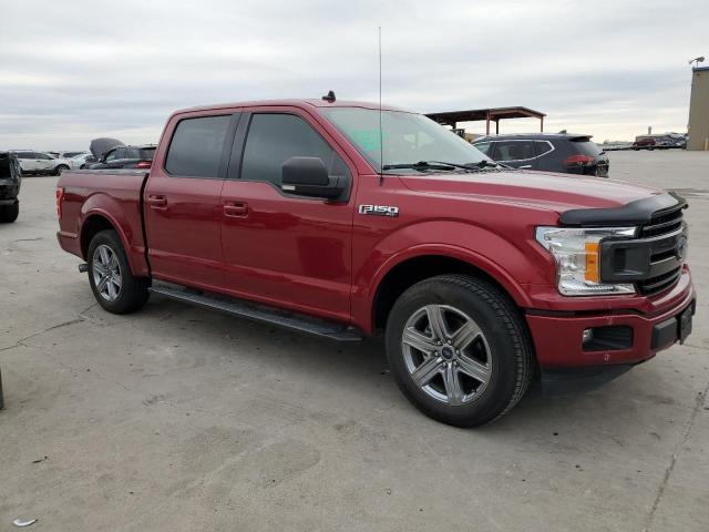 1FTEW1C45KKE34267 - 2019 FORD F150 SUPERCREW RED photo 4