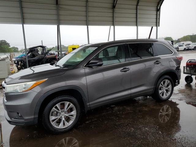 5TDJKRFH1FS103501 - 2015 TOYOTA HIGHLANDER XLE ნაცრისფერი ფოტო 1