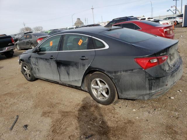 1G1ZC5STXJF185278 - 2018 CHEVROLET MALIBU LS GRAY photo 2