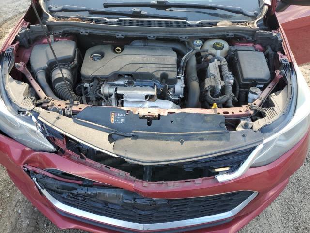 3G1BE6SM3JS562507 - 2018 CHEVROLET CRUZE LT RED photo 11