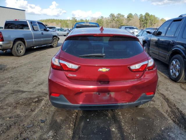 3G1BE6SM3JS562507 - 2018 CHEVROLET CRUZE LT RED photo 6