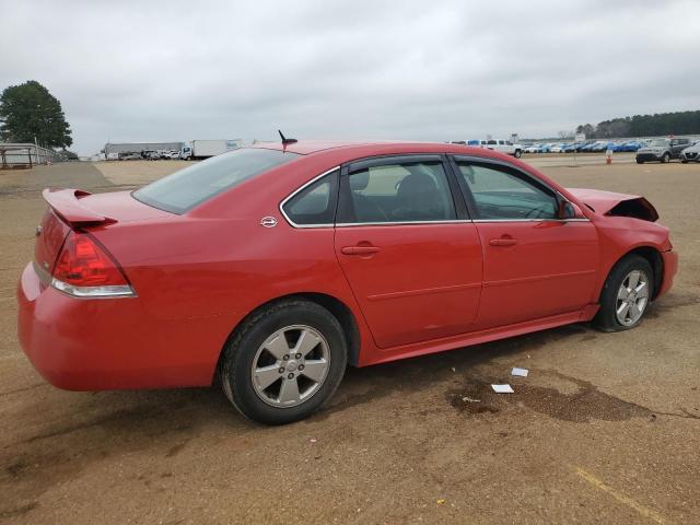 2G1WT57K191256874 - 2009 CHEVROLET IMPALA 1LT RED photo 3