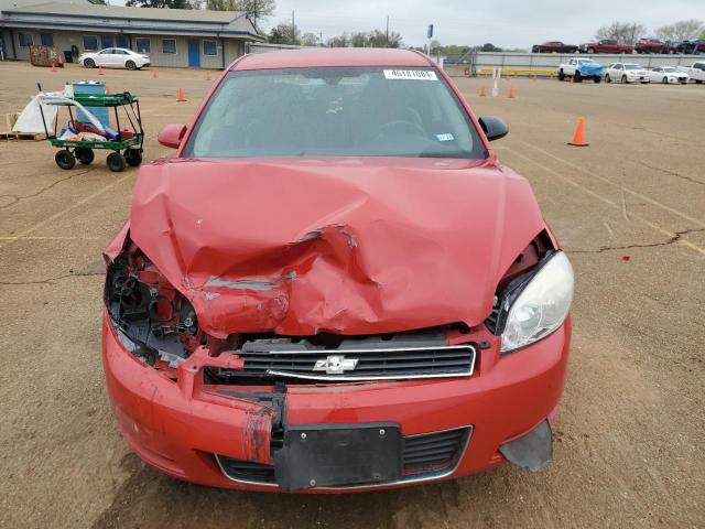 2G1WT57K191256874 - 2009 CHEVROLET IMPALA 1LT RED photo 5