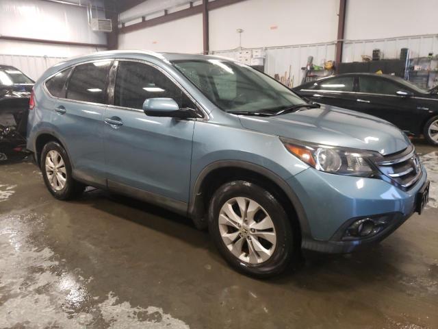 2HKRM3H70EH534723 - 2014 HONDA CR-V EXL TEAL photo 4