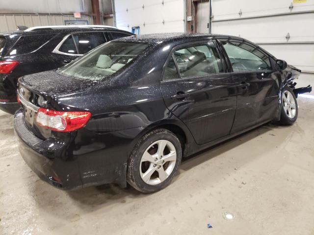 5YFBU4EE5CP053036 - 2012 TOYOTA COROLLA BASE BLACK photo 3