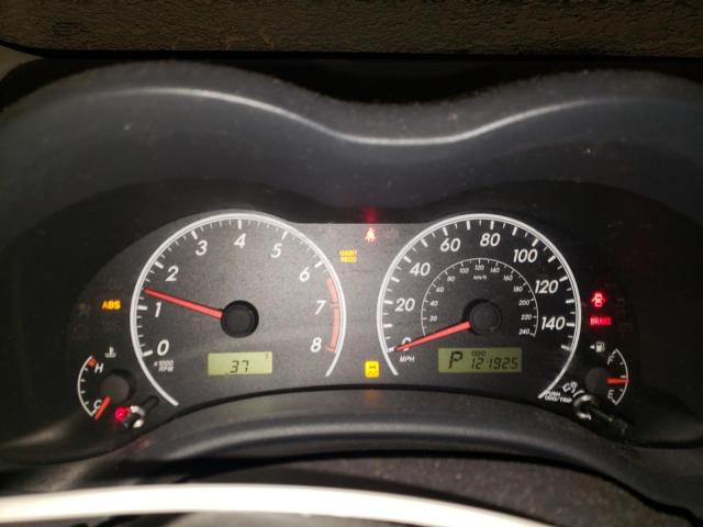 5YFBU4EE5CP053036 - 2012 TOYOTA COROLLA BASE BLACK photo 9