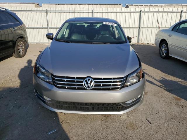 1VWCH7A31CC109574 - 2012 VOLKSWAGEN PASSAT SEL SILVER photo 5