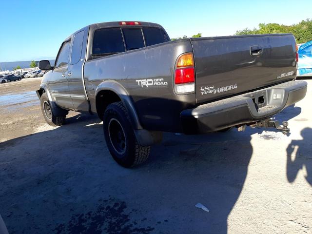 5TBBT44124S450447 - 2004 TOYOTA TUNDRA ACCESS CAB SR5 GRAY photo 2