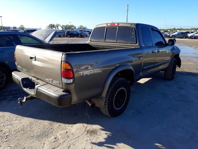 5TBBT44124S450447 - 2004 TOYOTA TUNDRA ACCESS CAB SR5 GRAY photo 3