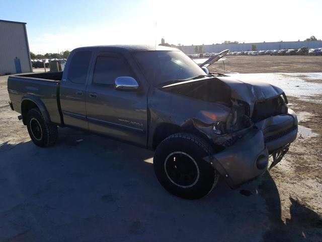 5TBBT44124S450447 - 2004 TOYOTA TUNDRA ACCESS CAB SR5 GRAY photo 4