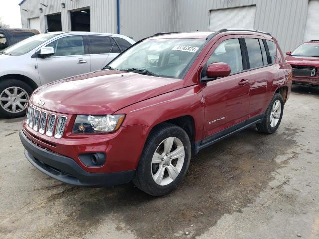 1C4NJDEBXFD395049 - 2015 JEEP COMPASS LATITUDE RED photo 1