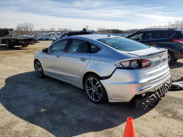 3FA6P0D93KR152927 - 2019 FORD FUSION TITANIUM SILVER photo 2