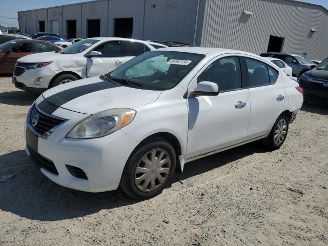 3N1CN7AP8EL868652 - 2014 NISSAN VERSA S WHITE photo 1