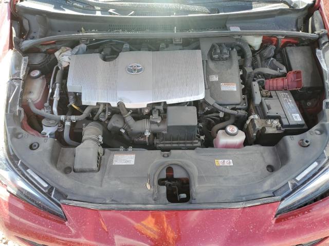 JTDKARFU0K3094760 - 2019 TOYOTA PRIUS Kırmızı fotoğraf 11