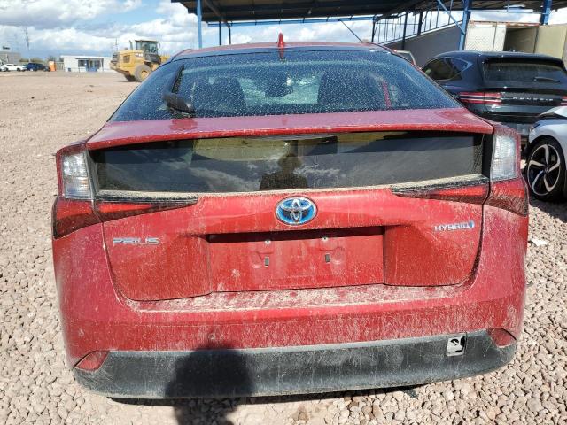 JTDKARFU0K3094760 - 2019 TOYOTA PRIUS Kırmızı fotoğraf 6